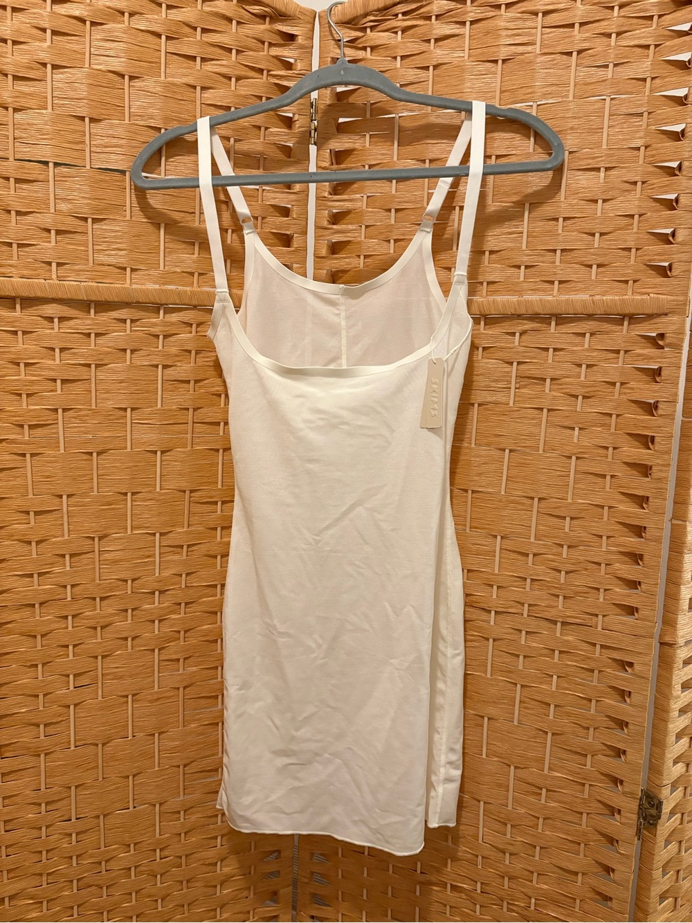 White Skims Fits Everybody Slip Dress